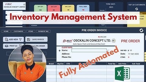 Automatic Inventory Management System for Retailers and Wholesalers | Full Demo