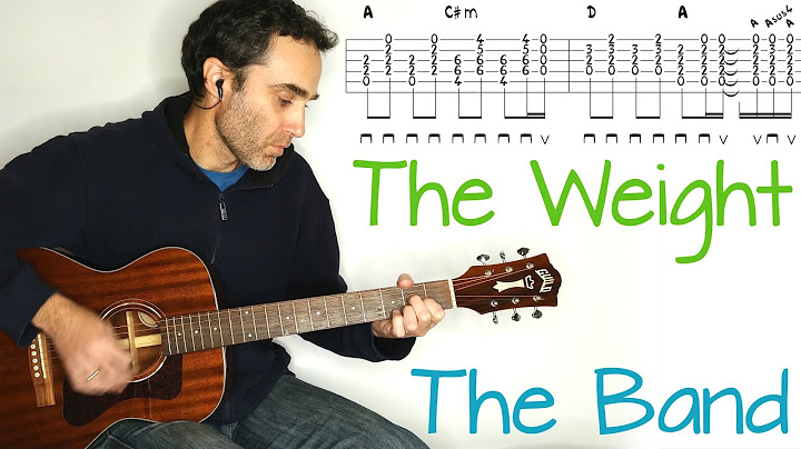 The Weight Guitar version - Guitar performance video thumbnail