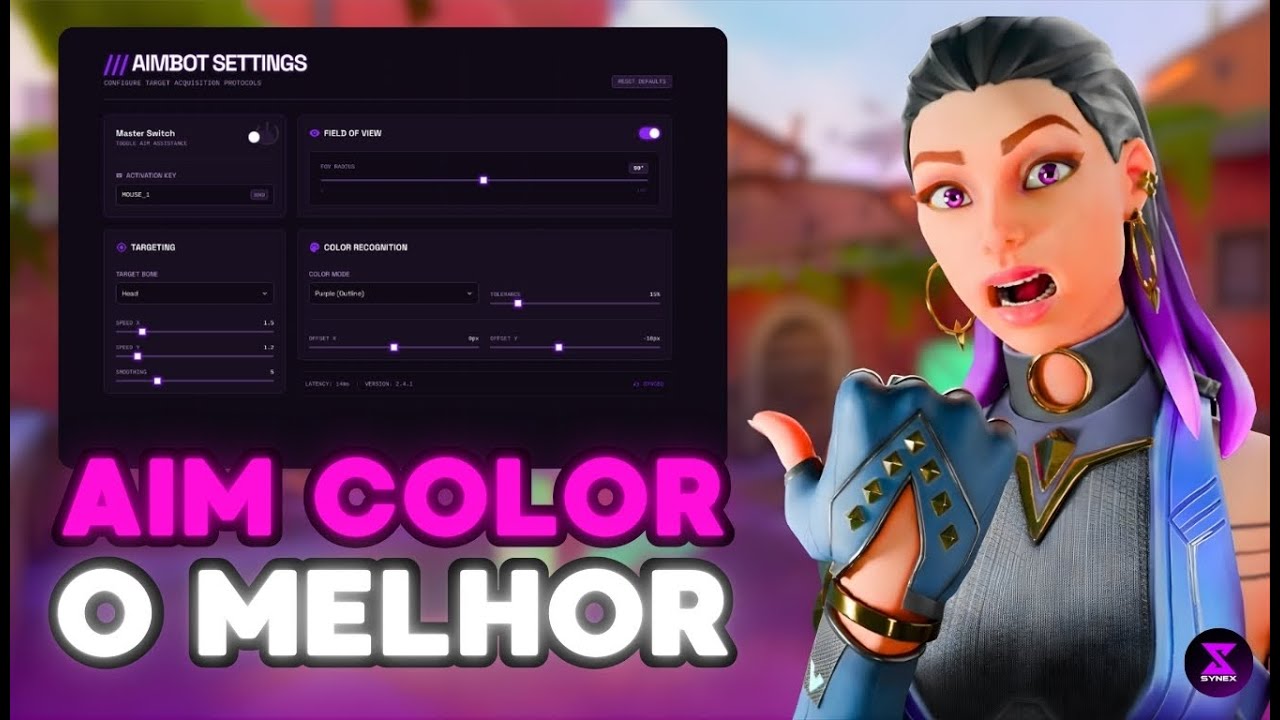 O MELHOR AIM COLOR VALORANT - 100% INDETECTÁVEL