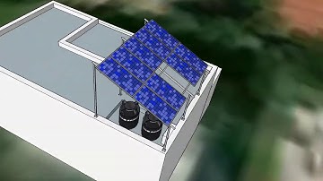 Shadow analysis for 3 kW solar PV system | sketchup Software design | The Electra Energy