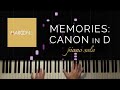 Memories Canon In D Maroon 5 Meets Pachelbel Piano Solo Tutorial