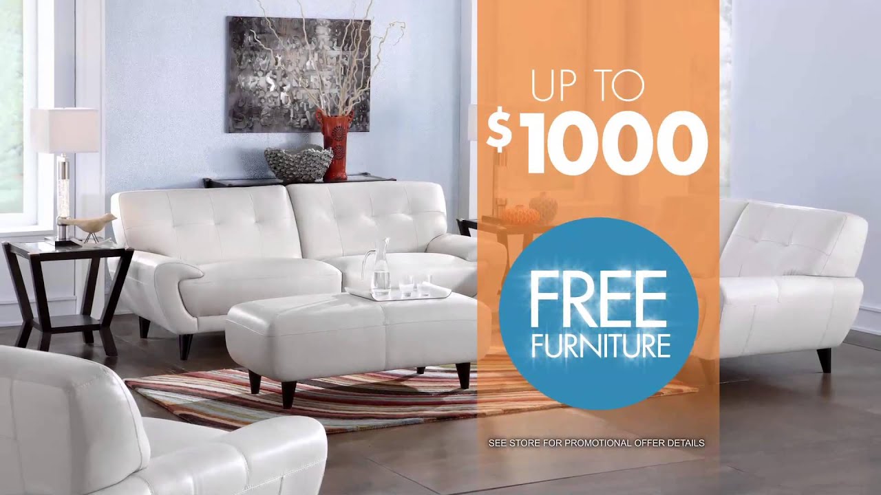 Free Furniture or Free HDTVs The RoomPlace Sale YouTube