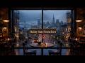 Foggy San Francisco Café ☕ Soft Jazz &amp; Rain Sounds for Study, Relaxing and Sleep
