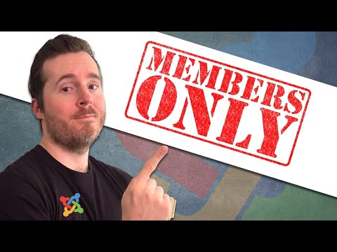 How to Create a Members-Only Section on Your Website - using Joomla 5!