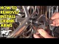 How To Remove/Install Crank Arms On A Bike