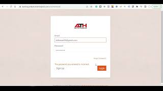 How to use ATH Learning portal to access course material