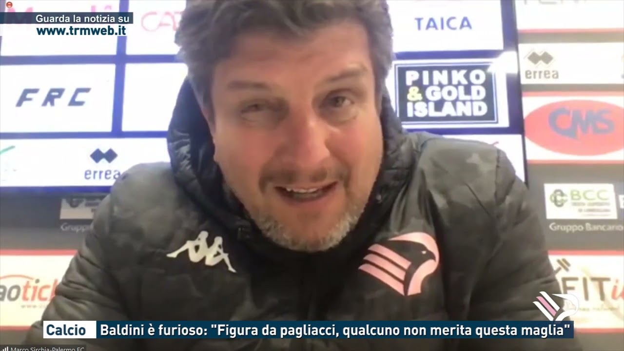 Calcio - Baldini è furioso: 