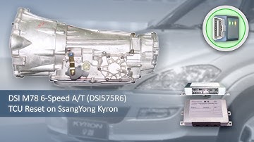 DSI M78 6-Speed A/T (DSI575R6) TCU Reset on SsangYong Kyron using DAP4CS and ELM327