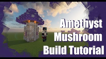 Minecraft - Amethyst Mushroom house build tutorial - MinecraftRichy