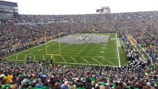 Notre Dame vs Navy Blue Angels flyover