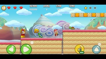 Super Matino game world 2 level 2 complete and fast