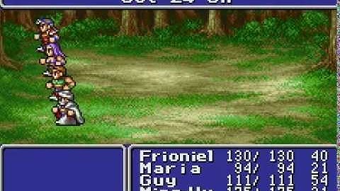 Final Fantasy II (WonderSwan) - Glitch Exploit:  Easy Weapon Levels