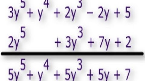 Adding Polynomial Expressions - Module 4.2