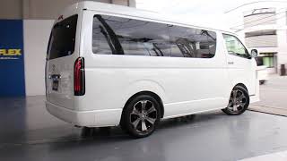 FLEXハイエースさいたま桶川店　新車ワゴンGL　FLEXオリジナルアレンジR1内装架装