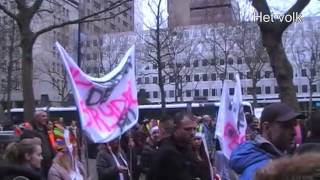 01032014 Het Volk, Movie Demonstratie Coolsingel, Rio