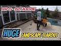 Huge Landscape Tear out! | Removing Shrubs | Echo CS 2511T In Action!