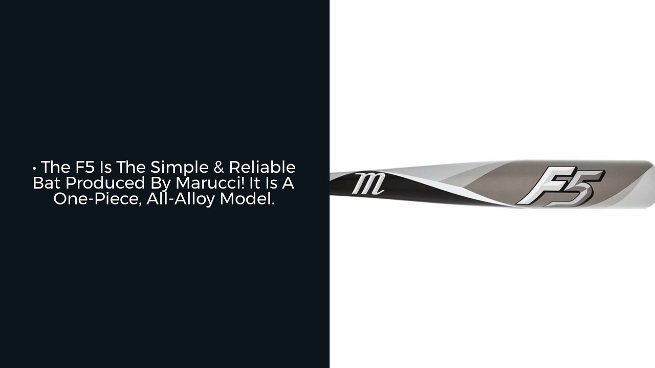 Batte De Baseball Marucci F5 En Aluminium (-3), 31 Pouces / 28 Oz, Pour Adultes - Occasion En Bon état