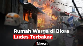 Diduga Korsleting Listrik, Rumah Warga di Blora Ludes Terbakar