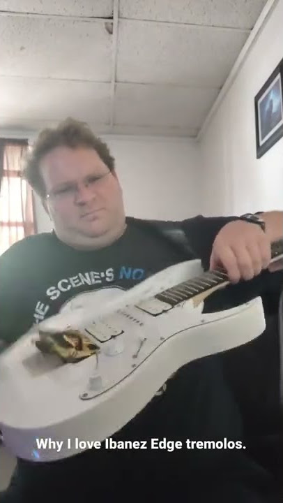 Why I love the original Ibanez Edge tremolos.