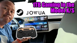 Playing Video Games In The Model X With Jowua