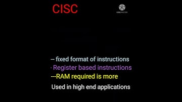 #shorts #RISCvsCISCprocessor #RISC #CISC #processor #microprocessor #electronics #computer #science