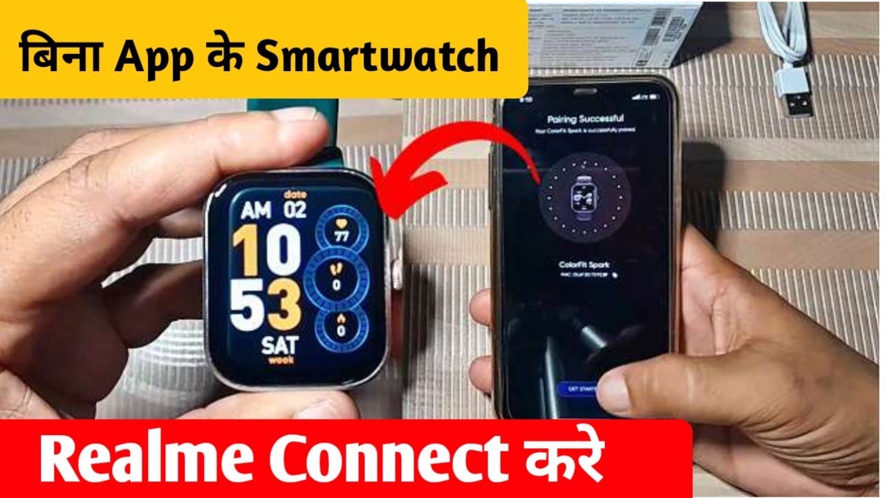 How To Connect Realme Smartwatch in Android Mobile readme watch ko