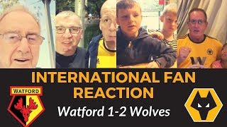 BUZZING 🐝 Worldwide Wolves Fans 🌎 REACT to Watford 1-2 Wolves 😊