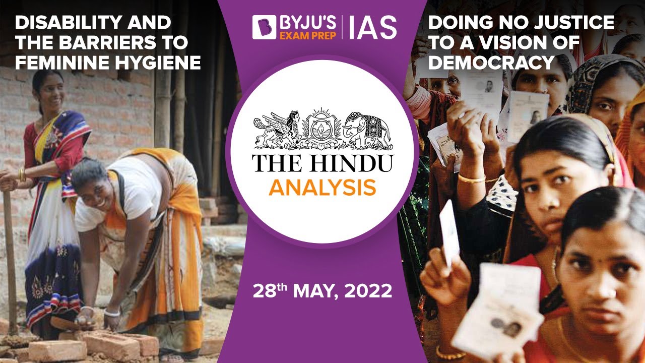 'The Hindu' Newspaper Analysis for 28th May 2022. (Current Affairs for UPSC/IAS)