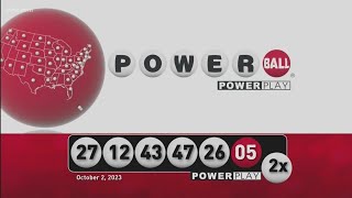 ⁣Powerball    October 2, 2023