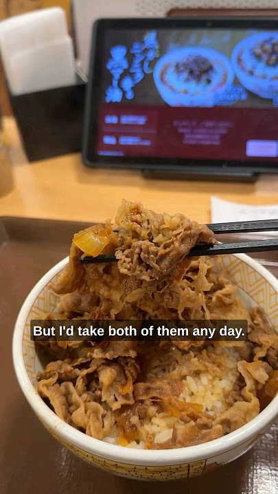 Who has the best beef bowl in Japan?