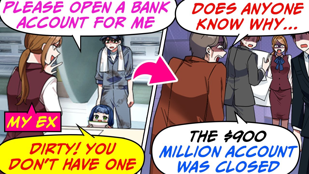 I Went to the Bank for My Daughter's Savings, But My Ex Refused to Help... [RomCom Manga Dub]