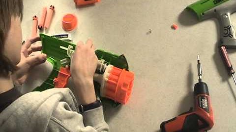 Nerf Hyperfire Modification - Nerf Socom Modifications
