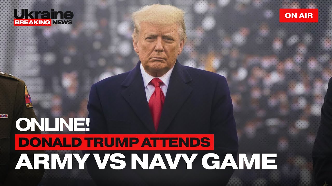 ⚡️Live from Maryland! Trump on the Army vs. Navy soccer match / Breaking News