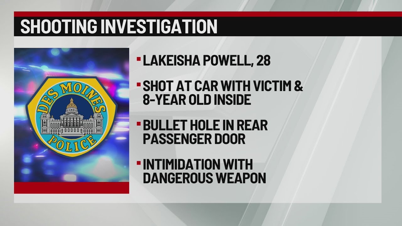 Des Moines woman arrested for allegedly shooting at car with fiancé and ...