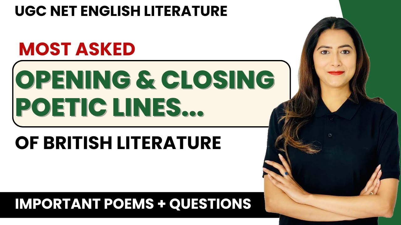 British Literature: Most Famous Poetic Lines | Unit II: Poetry | Sunaina Jethani