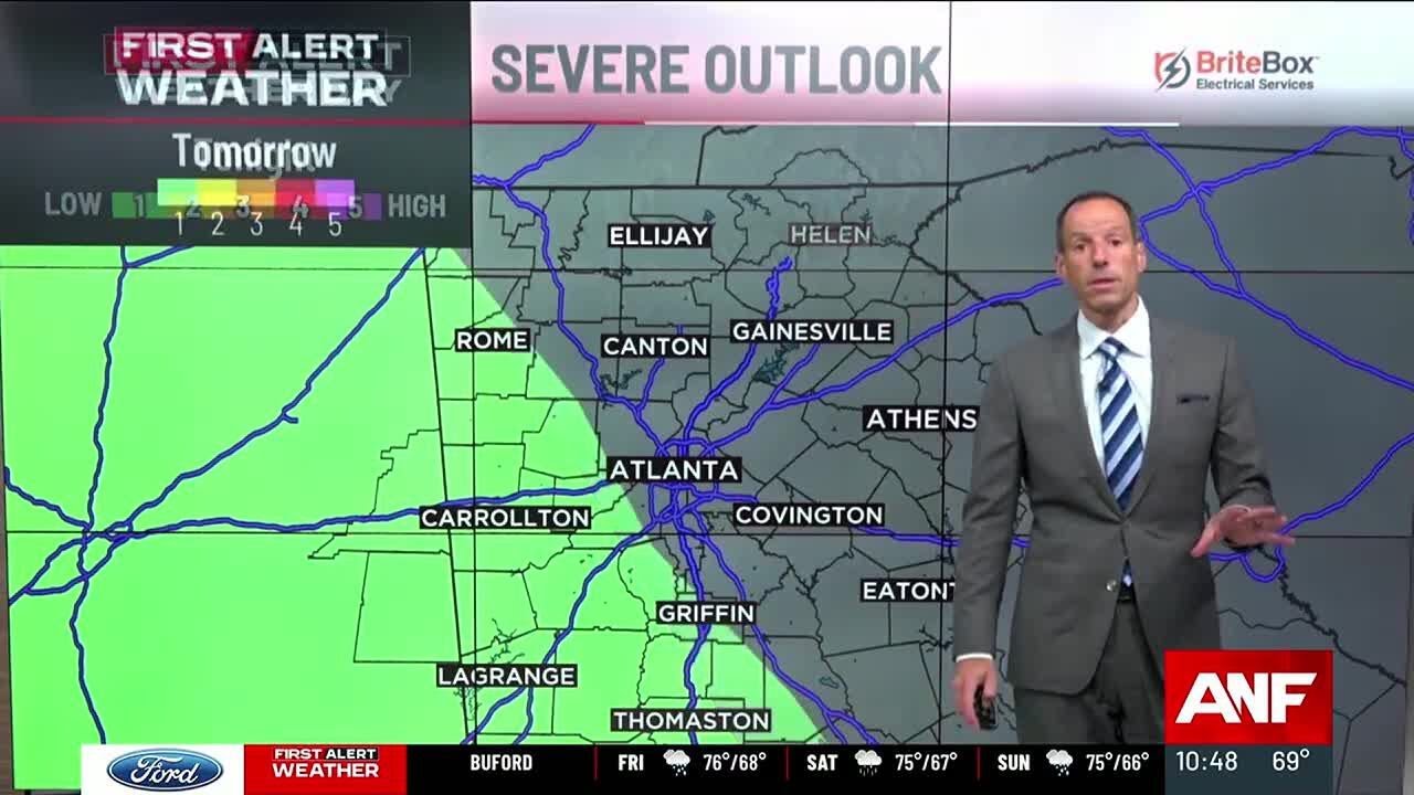 First Alert Forecast: Showers and storms on Friday - YouTube