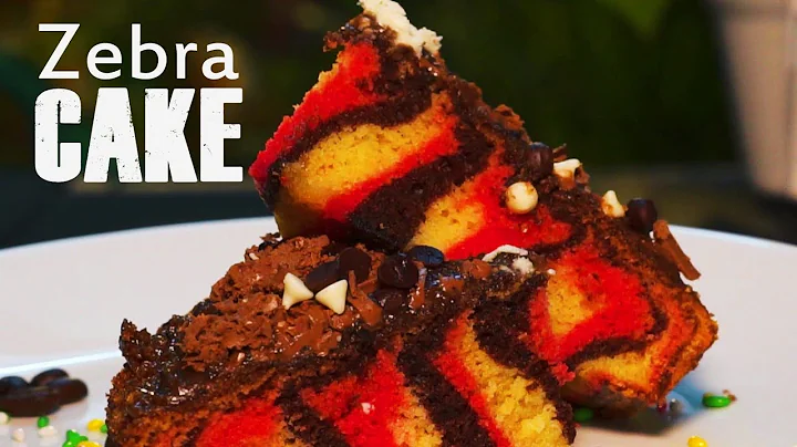 How to Make a Pink Zebra Cake Tutorial from treat masti