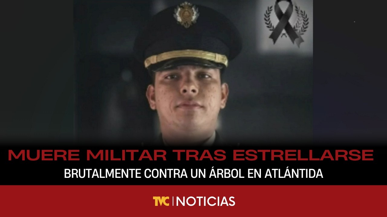 ¡LUTO EN EL EJÉRCITO! Muere militar tras estrellarse brutalmente contra un árbol en Atlántida