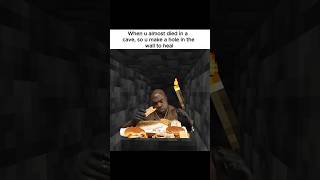 WHEN THAT ONE BABY ZOMBIE ALMOST KILL YOU #minecraft #herobrine IT CAN'T BE POSSIBLE