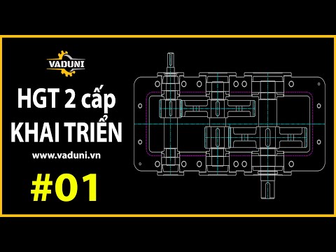 Video Hướng dẫn vẽ Hộp Giảm Tốc 2 Cấp Khai triển | VADUNI |... - youtube