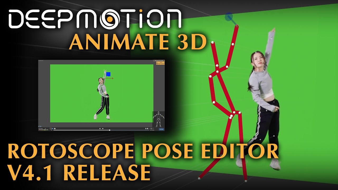 Animate 3D  - Rotoscope Pose Editor