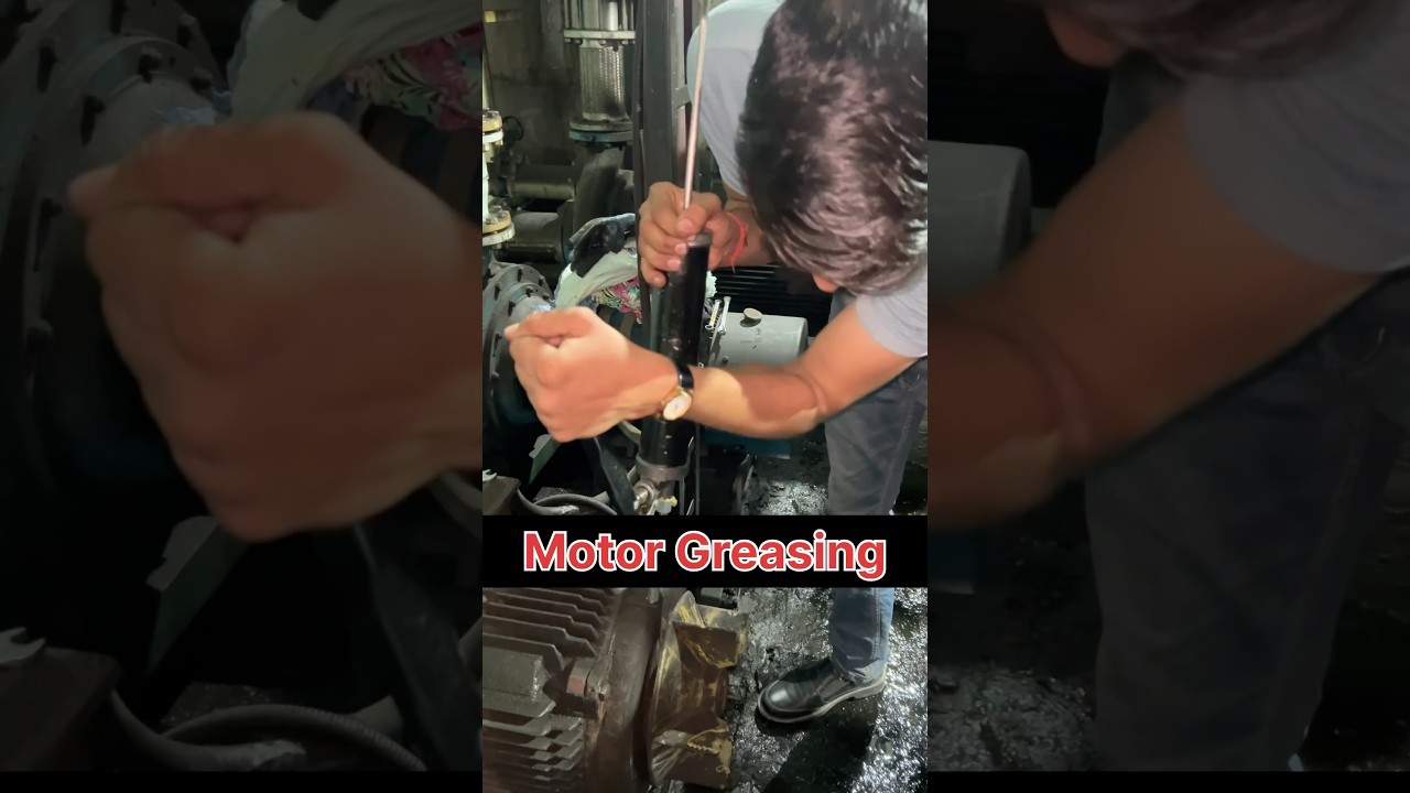 Heavy Duty Motor Greasing 😍 
