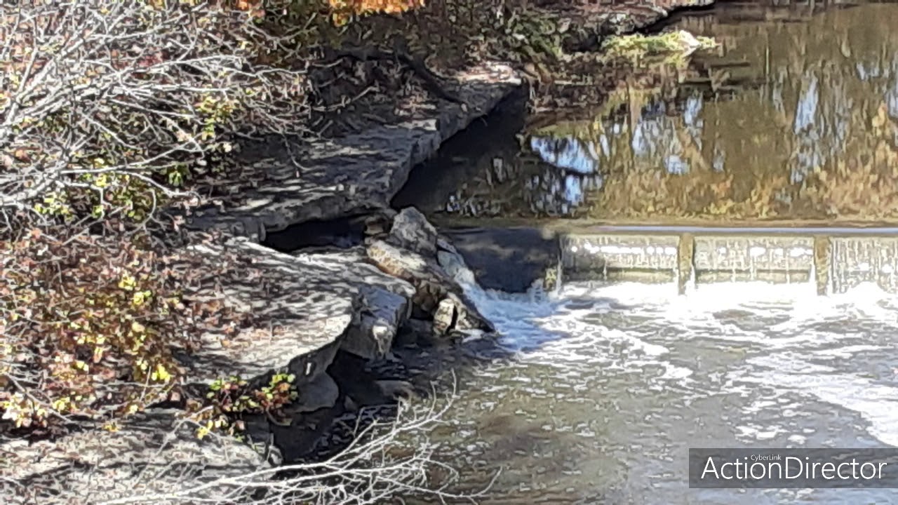waterfall, kansas wildlife area YouTube