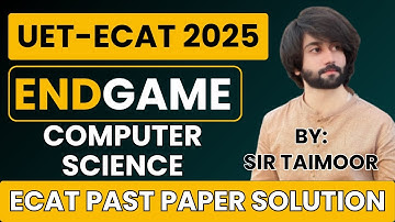 UET ECAT Computer Science All Years Past Papers I ECAT Computer Science Preparation I ECAT Computer