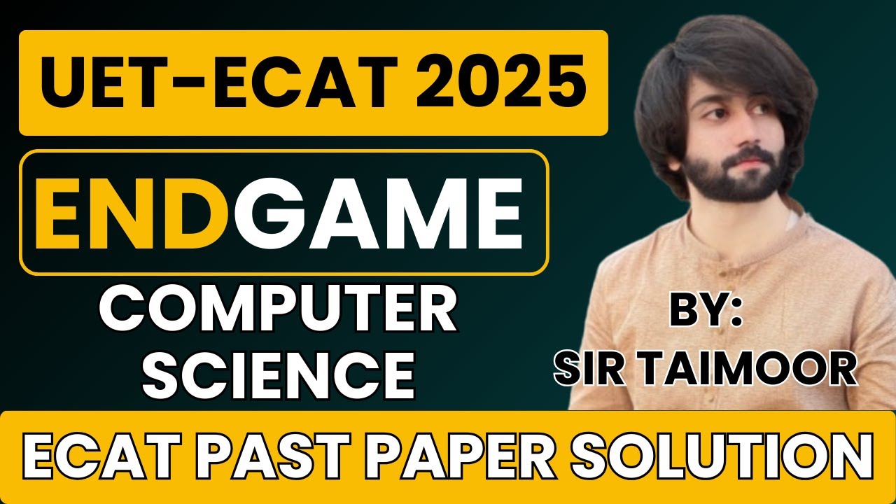 UET ECAT Computer Science All Years Past Papers I ECAT Computer Science Preparation I ECAT Computer