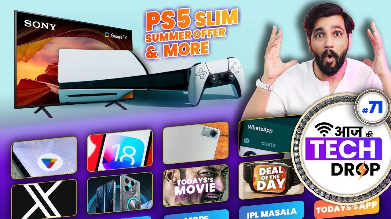 Tech Drop #71: Samsung LED screens, iOS 18, Redmi Pad SE, WhatsApp, X App, PS5, Infinix GT 20 Pro