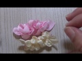 リボンのクシュクシュひらひら お花の作り方 #花子の手芸 #Embroidery