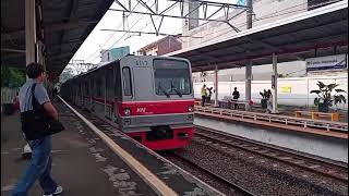 KRL Commuter Line 東京メトロ6000系 6017F Universitas Indonesia駅入線