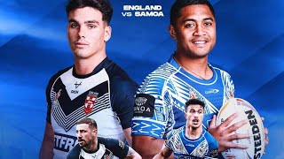 Toa Samoa vs England | Semi Final | RLWC 2021 | Full Game | Toa Samoa