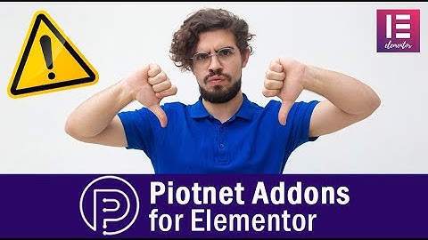 Плагин Piotnet Addons For Elementor НЕБЕЗОПАСЕН ☢️